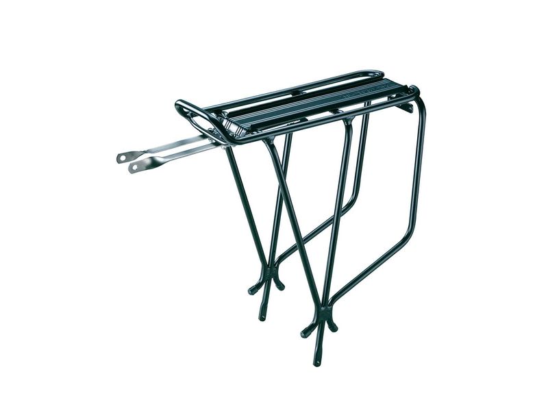 TOPEAK Explorer Tubular Rack, Aluminum Tubular, W/Spring  (B, black)